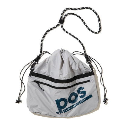 POLER DRAWSTRING SLING BAG ポーラー ドローストリング スリングバッグ 261MCV0094【メンズ ナイロン素材 ジップポケット バッグインバッグ 26SS】