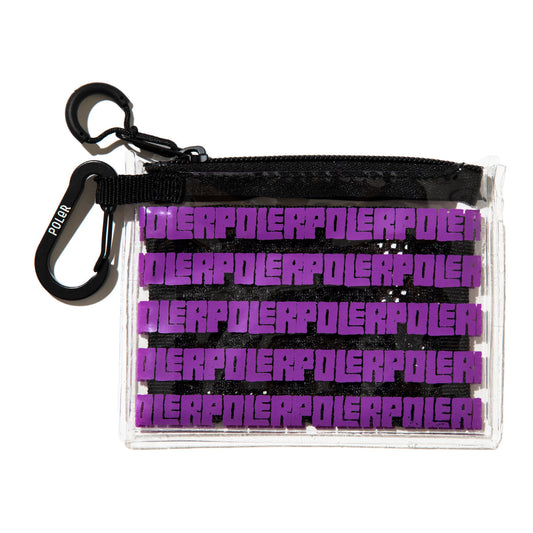 POLER HIGH&DRY PVC MESH POUCH ポーラー ハイ＆ドライ PVC メッシュポーチ 261MCV0103【メンズ PVC素材 メッシュ素材 カラビナ付き 26SS】