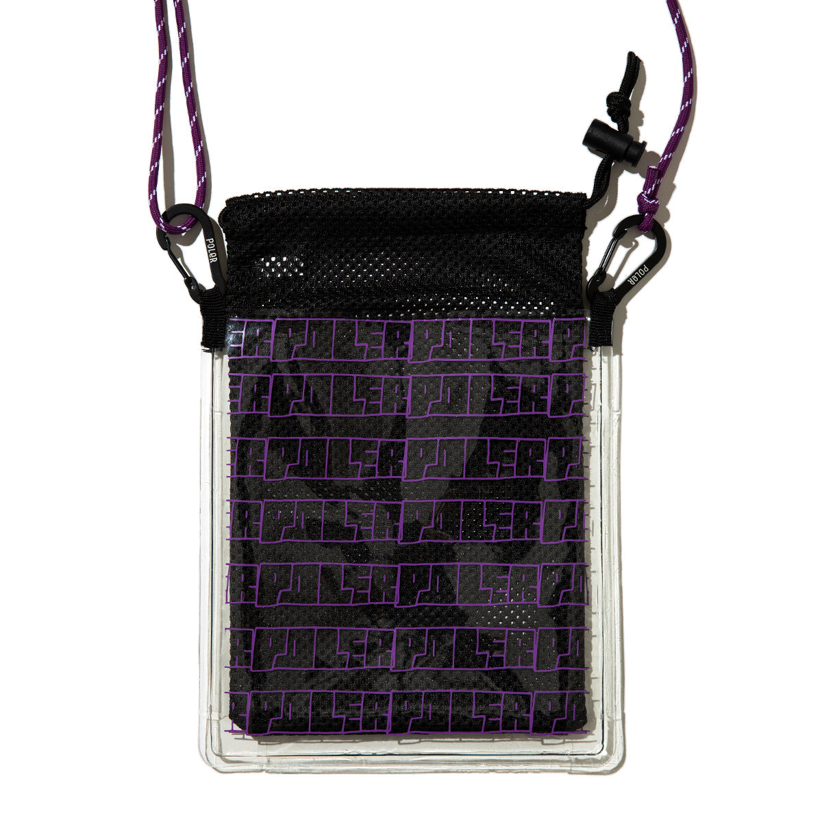 POLER HIGH&DRY PVC MESH SACOCHE ポーラー ハイ＆ドライ PVC メッシュサコッシュ 261MCV0104【メンズ PVC素材 メッシュ素材 アウトドア 26SS】