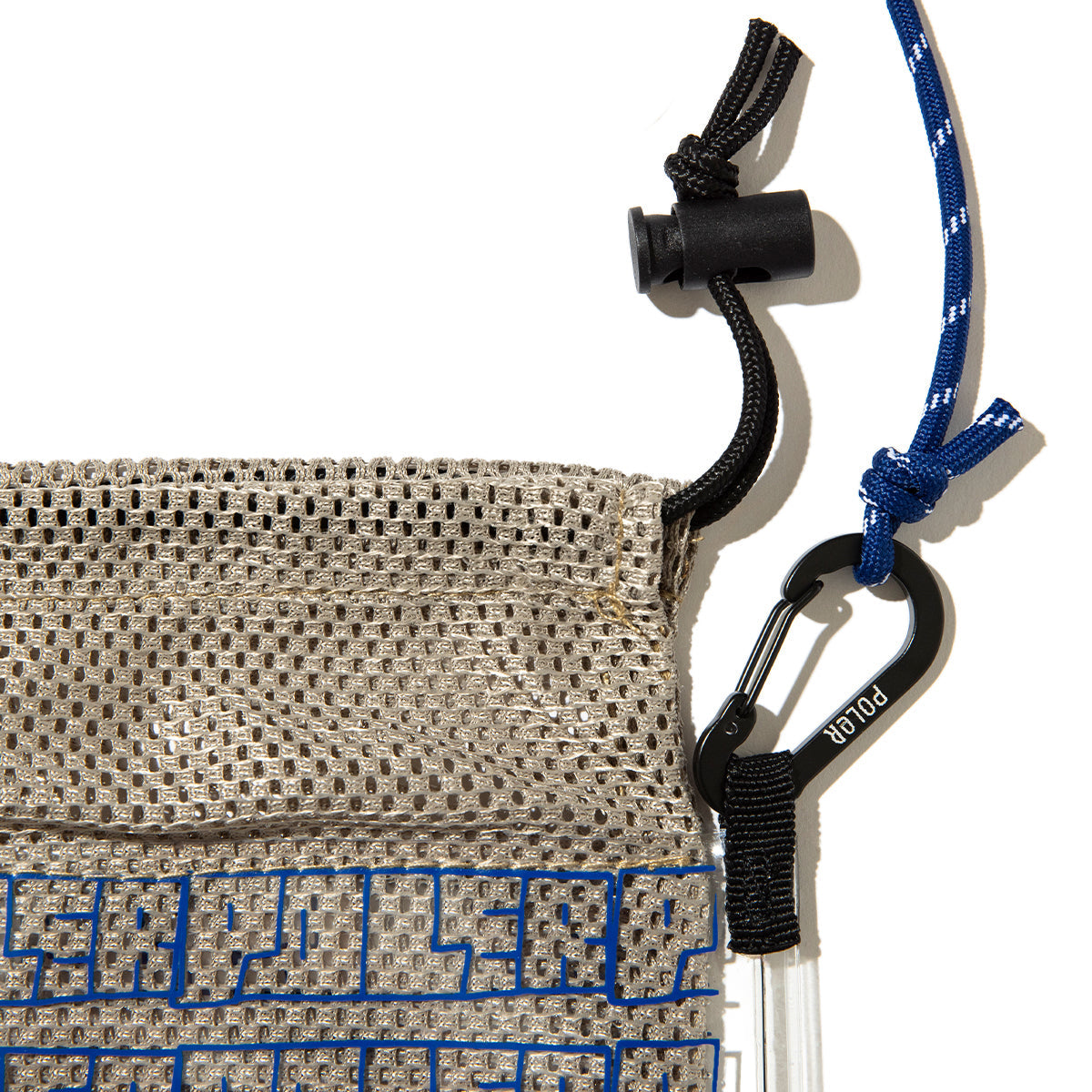POLER HIGH&DRY PVC MESH SACOCHE ポーラー ハイ＆ドライ PVC メッシュサコッシュ 261MCV0104【メンズ PVC素材 メッシュ素材 アウトドア 26SS】