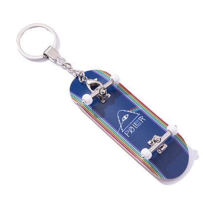 POLER FINGER SKATEBOARD KEY CHAIN ポーラー フィンガースケートボード キーチェーン 261MCV0116【メンズ スケートボード キーホルダー グラフィックロゴ 26SS】
