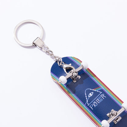 POLER FINGER SKATEBOARD KEY CHAIN ポーラー フィンガースケートボード キーチェーン 261MCV0116【メンズ スケートボード キーホルダー グラフィックロゴ 26SS】