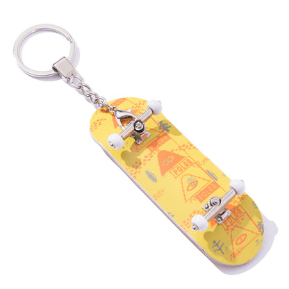 POLER FINGER SKATEBOARD KEY CHAIN ポーラー フィンガースケートボード キーチェーン 261MCV0116【メンズ スケートボード キーホルダー グラフィックロゴ 26SS】