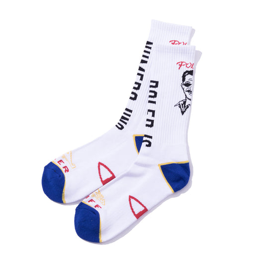 POLER SKATE SOCKS ポーラー スケートソックス 261MCV0117【メンズ スケーターライク 靴下 26SS】