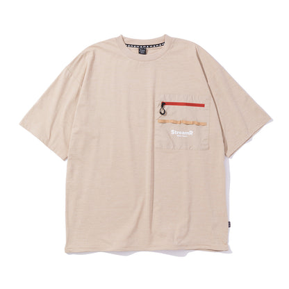 POLER StreamR DRAWCORD Dry S/S Tshirt ポーラー ストリームR ドローコード ドライ エスエス Tシャツ 261MCV0135【メンズ ポリエステル素材 ドローコード 26SS】