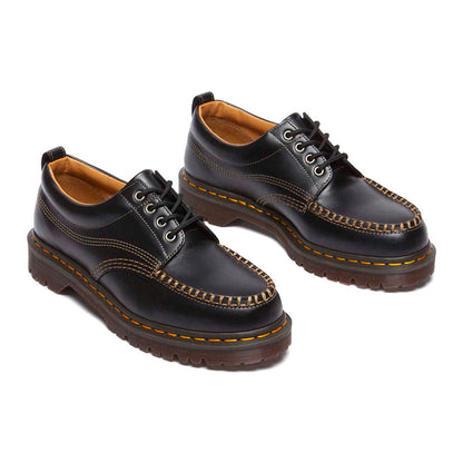 Dr. MARTENS LOWELL SHOES ドクターマーチン ロウェル シューズ 31816001【メンズ ローファー モックトゥ レースアップ ヴィンテージ風 アナリンレザー 26SS】