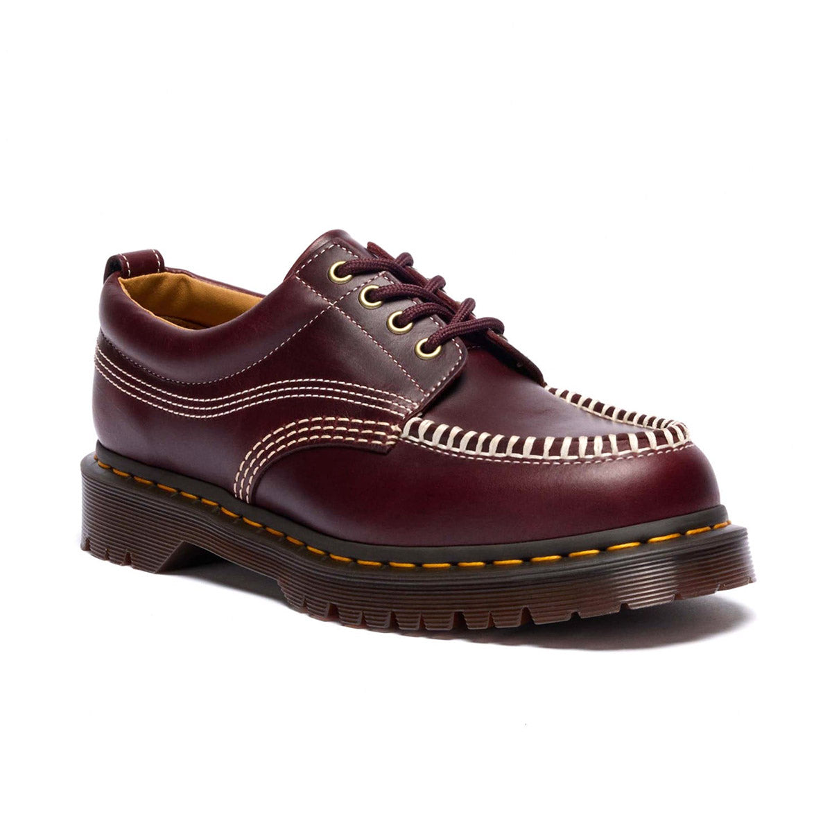 Dr. MARTENS LOWELL 4 HOLE SHOES ドクターマーチン ロウェル 4 ホール シューズ 31817600【メンズ ローファー モックトゥ レースアップ ヴィンテージ風 アナリンレザー 26SS】