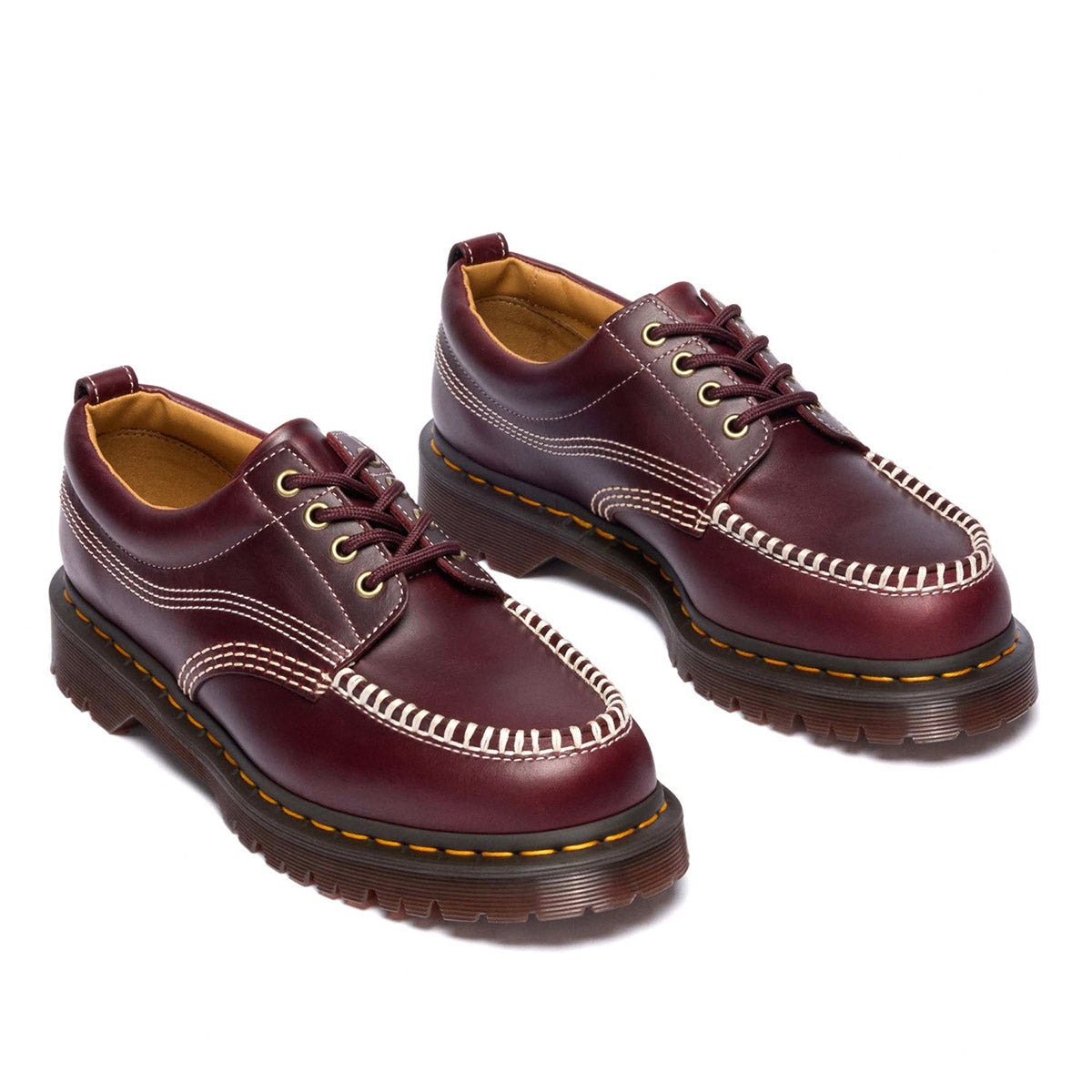 Dr. MARTENS LOWELL 4 HOLE SHOES ドクターマーチン ロウェル 4 ホール シューズ 31817600【メンズ ローファー モックトゥ レースアップ ヴィンテージ風 アナリンレザー 26SS】