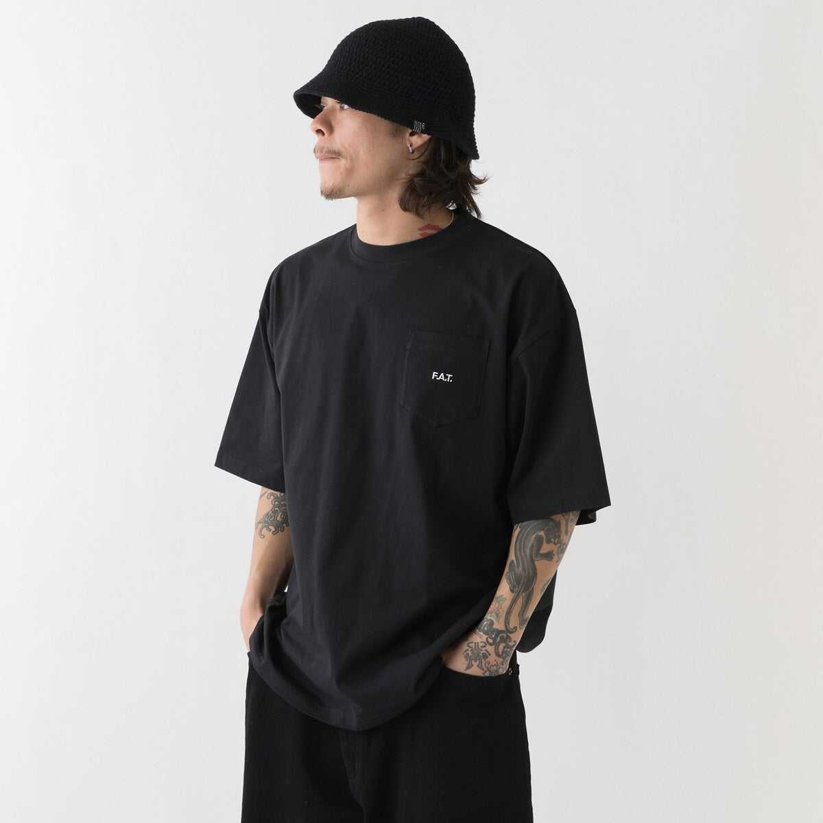 FAT DURANTEE エフエイティー デュランティー F32611-CT24【メンズ メンズTシャツ ポケット 速乾性 ナイロン混紡 アウトドア 26SS】