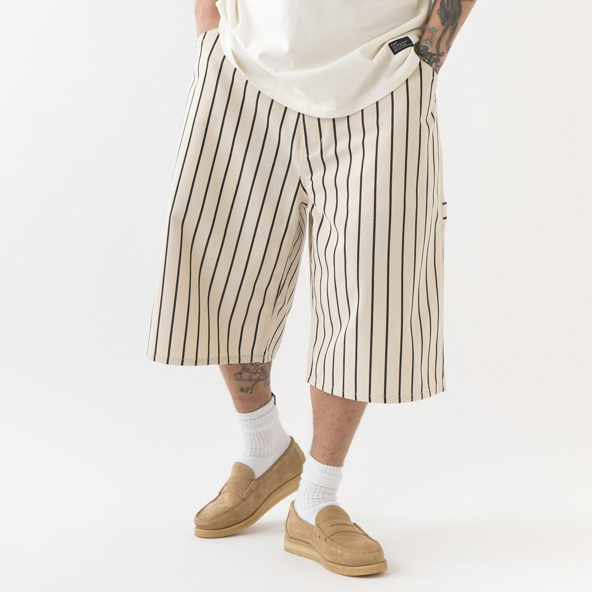FAT HAMMERKAP エフエイティー ハンマーキャップ F32611-PN36【メンズ ショーツ ペインターパンツ ワイドシルエット 膝下丈 26SS】