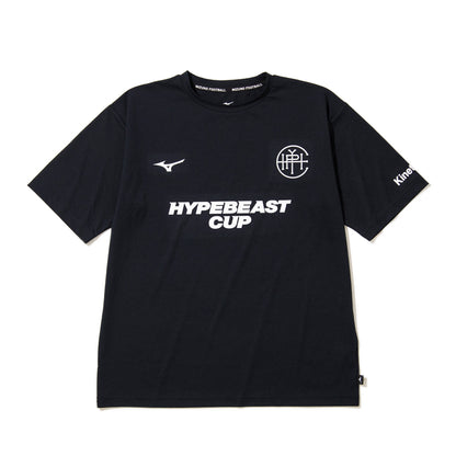 MIZUNO HYPEBEAST CUP T-SHIRT ミズノ ハイプビースト カップ Tシャツ P2JAZA9888BK【メンズ スポーツTシャツ 吸汗速乾 ストレッチ 機能性Tシャツ リラックスフィット 26SS】