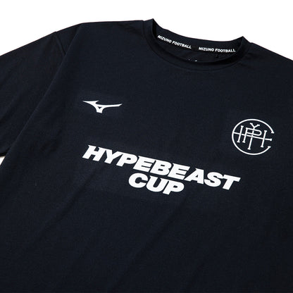 MIZUNO HYPEBEAST CUP T-SHIRT ミズノ ハイプビースト カップ Tシャツ P2JAZA9888BK【メンズ スポーツTシャツ 吸汗速乾 ストレッチ 機能性Tシャツ リラックスフィット 26SS】