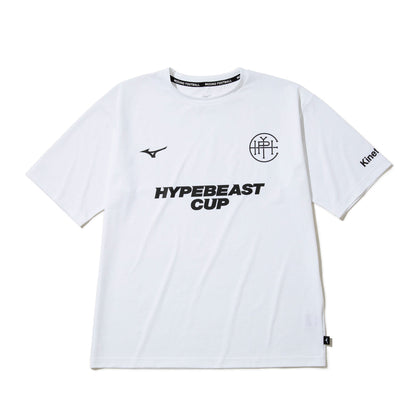 MIZUNO HYPEBEAST CUP T-SHIRT ミズノ ハイプビースト カップ Tシャツ P2JAZA9888WH【メンズ スポーツTシャツ 吸汗速乾 ストレッチ 機能性Tシャツ リラックスフィット 26SS】