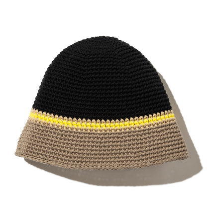 坩堝 CRUSHER HAT RUTSUBO クラッシャーハット R26SU-CS-HT【メンズ 手編みハット 帽子 ハンドニット コンパクト ユニセックス 26SS】