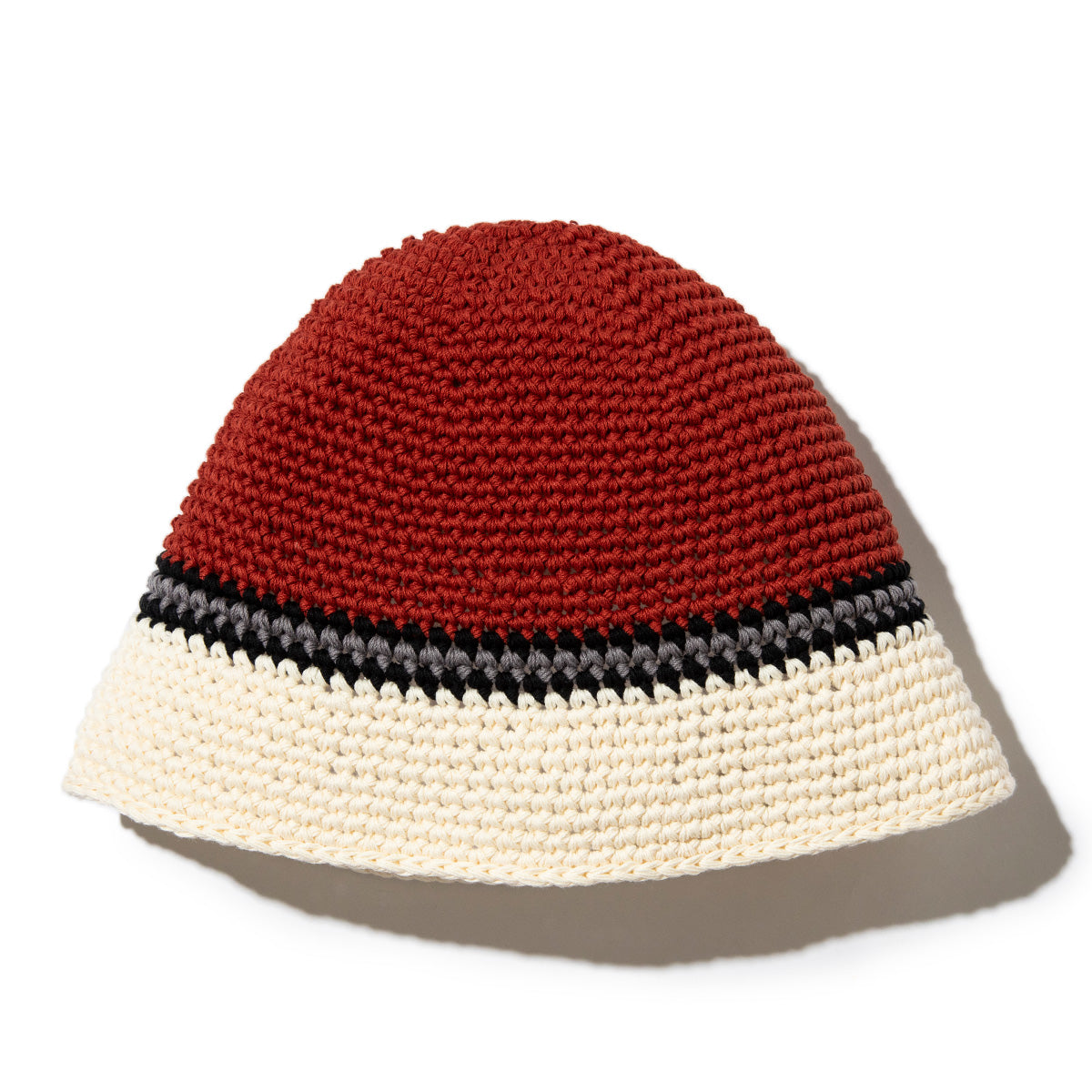 坩堝 CRUSHER HAT RUTSUBO クラッシャーハット R26SU-CS-HT【メンズ 手編みハット 帽子 ハンドニット コンパクト ユニセックス 26SS】
