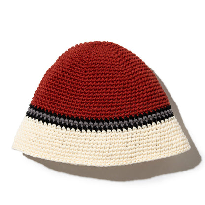 坩堝 CRUSHER HAT RUTSUBO クラッシャーハット R26SU-CS-HT【メンズ 手編みハット 帽子 ハンドニット コンパクト ユニセックス 26SS】