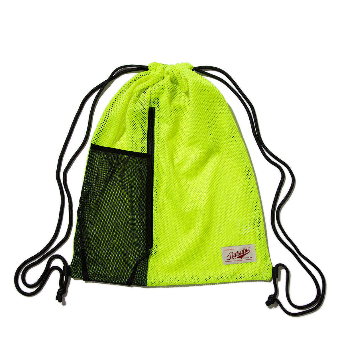 坩堝 MESH DRAWSTRING BAG RUTSUBO メッシュ ドローストリング バッグ R26SU-DB-AC【メンズ メッシュ ナップサック 26SS】