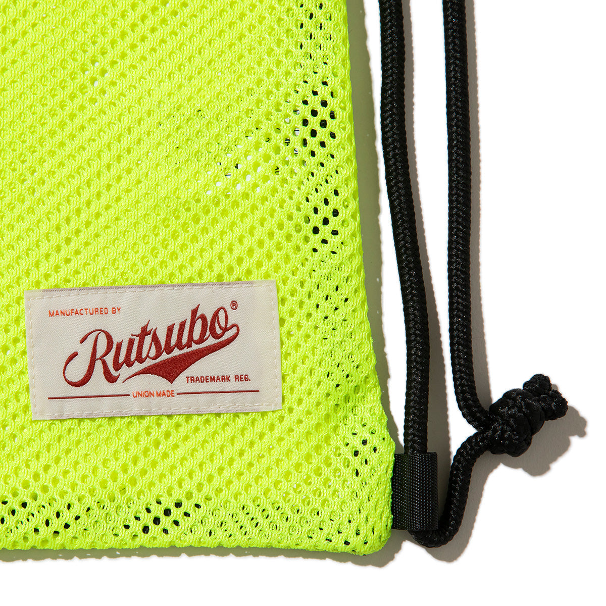 坩堝 MESH DRAWSTRING BAG RUTSUBO メッシュ ドローストリング バッグ R26SU-DB-AC【メンズ メッシュ ナップサック 26SS】
