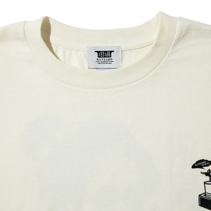 坩堝 BAR HOPPING S/S T-SHIRTS (RUTSUBO×YU SUDA ) RUTSUBO バー ホッピング ショートスリーブ Tシャツ R26SU-SUDA-TS1【メンズ グラフィックTシャツ バッグプリント 26SS】