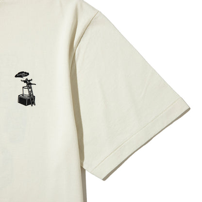 坩堝 BAR HOPPING S/S T-SHIRTS (RUTSUBO×YU SUDA ) RUTSUBO バー ホッピング ショートスリーブ Tシャツ R26SU-SUDA-TS1【メンズ グラフィックTシャツ バッグプリント 26SS】