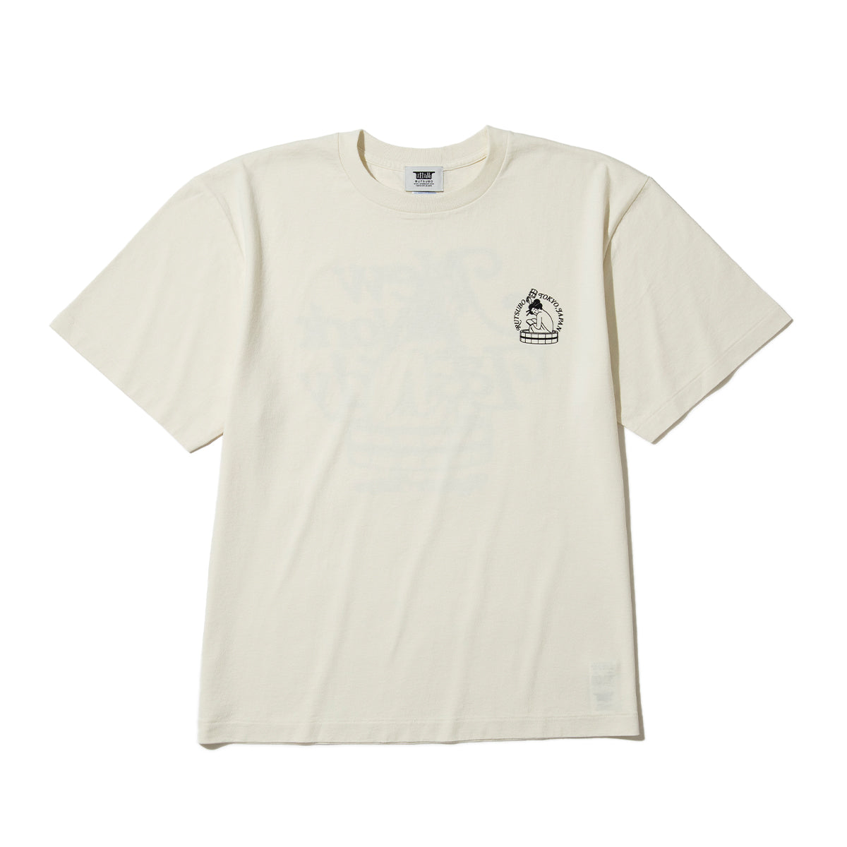 坩堝 NEWYORK LADY S/S T-SHIRTS (RUTSUBO×YU SUDA ) RUTSUBO ニューヨーク レディ ショートスリーブ Tシャツ R26SU-SUDA-TS2【メンズ グラフィックTシャツ バッグプリント 26SS】