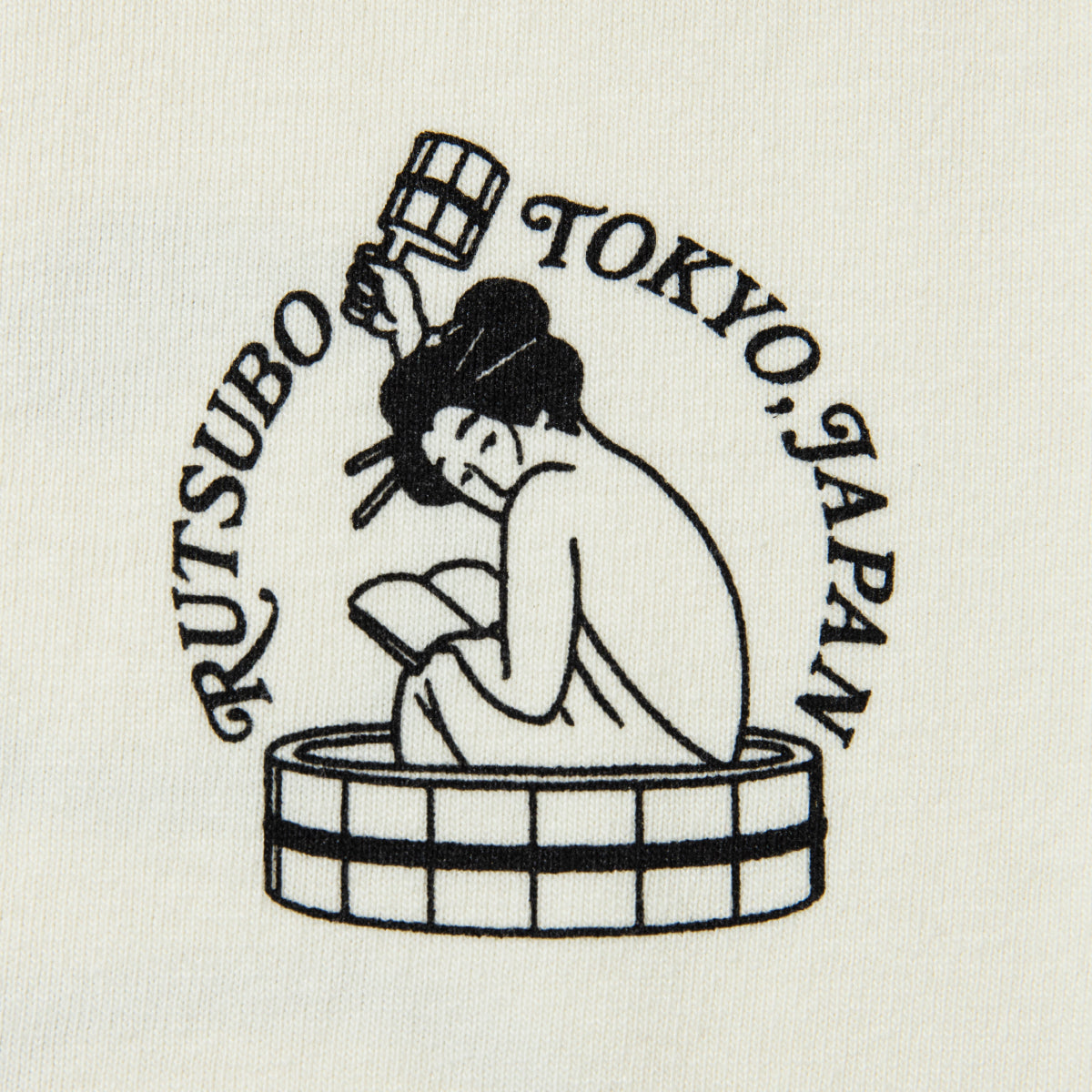坩堝 NEWYORK LADY S/S T-SHIRTS (RUTSUBO×YU SUDA ) RUTSUBO ニューヨーク レディ ショートスリーブ Tシャツ R26SU-SUDA-TS2【メンズ グラフィックTシャツ バッグプリント 26SS】