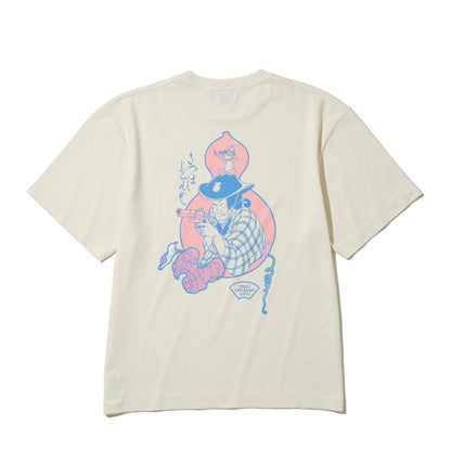 坩堝 OKABORE S/S T-SHIRTS (RUTSUBO×YU SUDA ) RUTSUBO オカボレ ショートスリーブ Tシャツ R26SU-SUDA-TS3【メンズ グラフィックTシャツ バッグプリント 26SS】