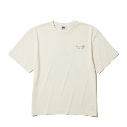 坩堝 OKABORE S/S T-SHIRTS (RUTSUBO×YU SUDA ) RUTSUBO オカボレ ショートスリーブ Tシャツ R26SU-SUDA-TS3【メンズ グラフィックTシャツ バッグプリント 26SS】