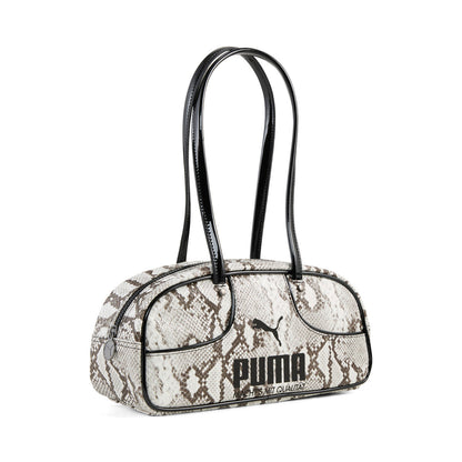 PUMA 1976 SNAKESKIN FLUTE GRIP BAG 4L プーマ 1976 スネークスキン フルート グリップ バッグ 4L 92859【レディース ハンドバッグ トートバッグ コンパクト カジュアル  26FW】