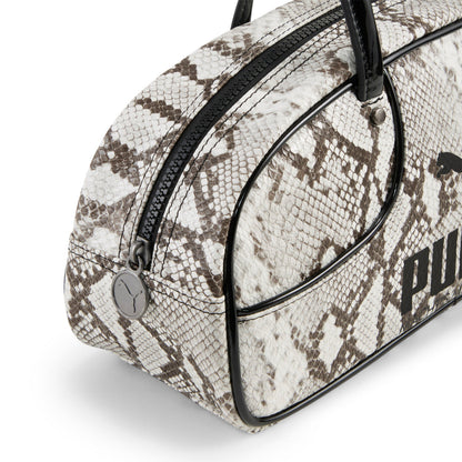PUMA 1976 SNAKESKIN FLUTE GRIP BAG 4L プーマ 1976 スネークスキン フルート グリップ バッグ 4L 92859【レディース ハンドバッグ トートバッグ コンパクト カジュアル  26FW】