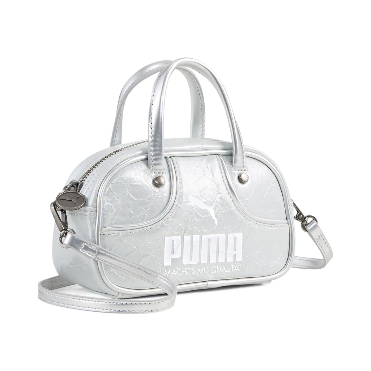 PUMA 1976 LUSTER MICRO GRIP BAG プーマ 1976 ラスター マイクログリップバッグ 92862【レディース ミニハンドバッグ ミニショルダーバッグ 取り外し可能ストラップ コンパクト 26FW】