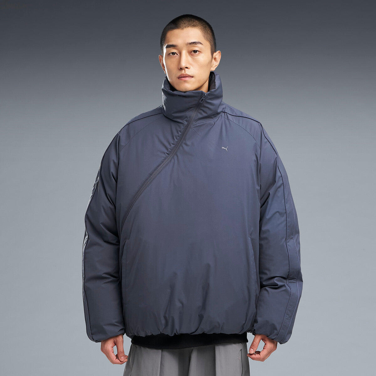 PUMA MATTE TAFFETA SHIN PADDED JACKET プーマ マット タフタ シン パデッド ジャケット 640298【メンズ ダウンジャケット 機能性 防寒 デイリーユース オーバーサイズ 26FW】