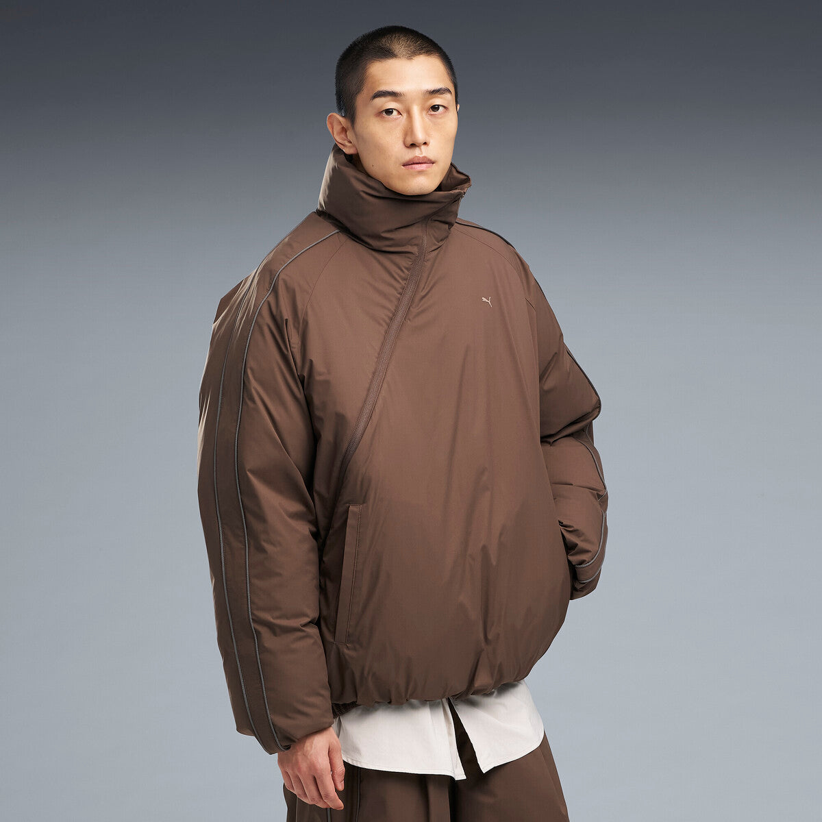 PUMA MATTE TAFFETA SHIN PADDED JACKET プーマ マット タフタ シン パデッド ジャケット 640298【メンズ ダウンジャケット 機能性 防寒 デイリーユース オーバーサイズ 26FW】