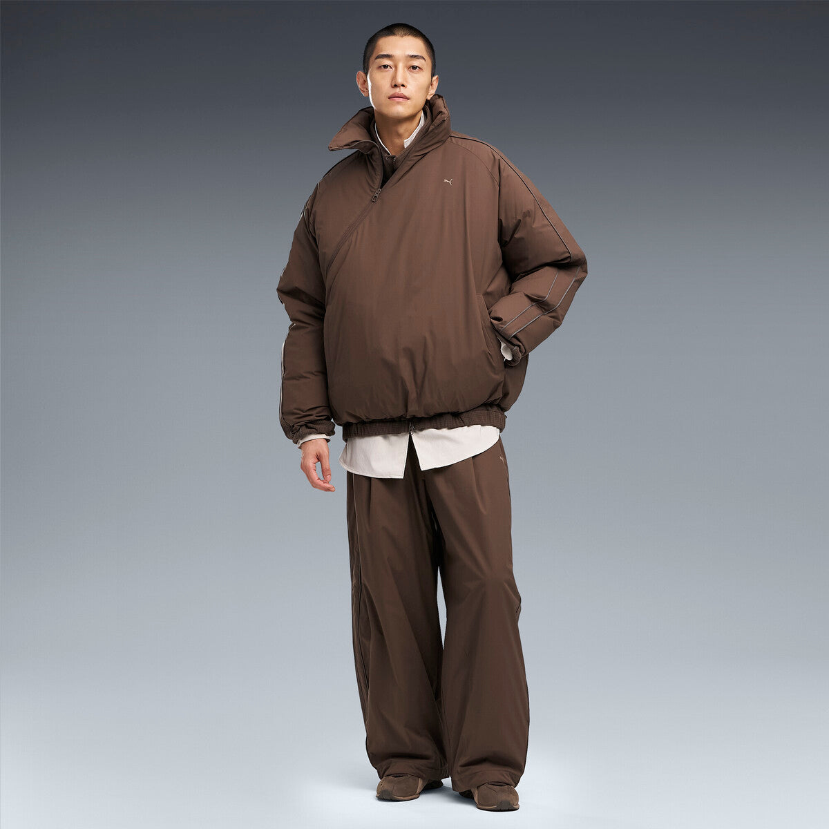 PUMA MATTE TAFFETA SHIN PADDED JACKET プーマ マット タフタ シン パデッド ジャケット 640298【メンズ ダウンジャケット 機能性 防寒 デイリーユース オーバーサイズ 26FW】