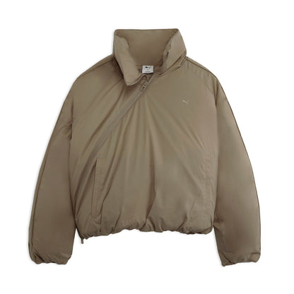 PUMA MATTE TAFFETA SHIN PADDED JACKET プーマ マット タフタ シン パデッド ジャケット 640338【レディース ダウンジャケット 機能性 防寒 デイリーユース オーバーサイズ 26FW】