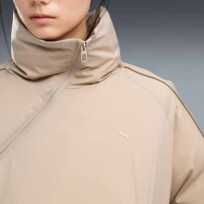 PUMA MATTE TAFFETA SHIN PADDED JACKET プーマ マット タフタ シン パデッド ジャケット 640338【レディース ダウンジャケット 機能性 防寒 デイリーユース オーバーサイズ 26FW】