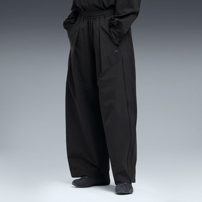 PUMA WASHER WOVEN LONG PANTS プーマ ウォッシャー ウーブン ロング パンツ 640339【レディース ワイドパンツ 機能性 撥水 デイリーユース カジュアル 26FW】
