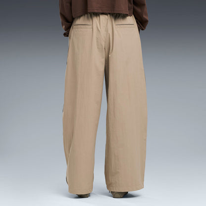 PUMA WASHER WOVEN LONG PANTS プーマ ウォッシャー ウーブン ロング パンツ 640339【レディース ワイドパンツ 機能性 撥水 デイリーユース カジュアル 26FW】