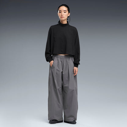 PUMA WASHER WOVEN LONG PANTS プーマ ウォッシャー ウーブン ロング パンツ 640339【レディース ワイドパンツ 機能性 撥水 デイリーユース カジュアル 26FW】