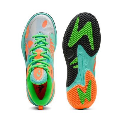 PUMA MB WORLD.01 プーマ MB ワールド.01 313113-01【メンズ バスケットボールシューズ バッシュ ミッドカット 軽量 クッション性  26FW】