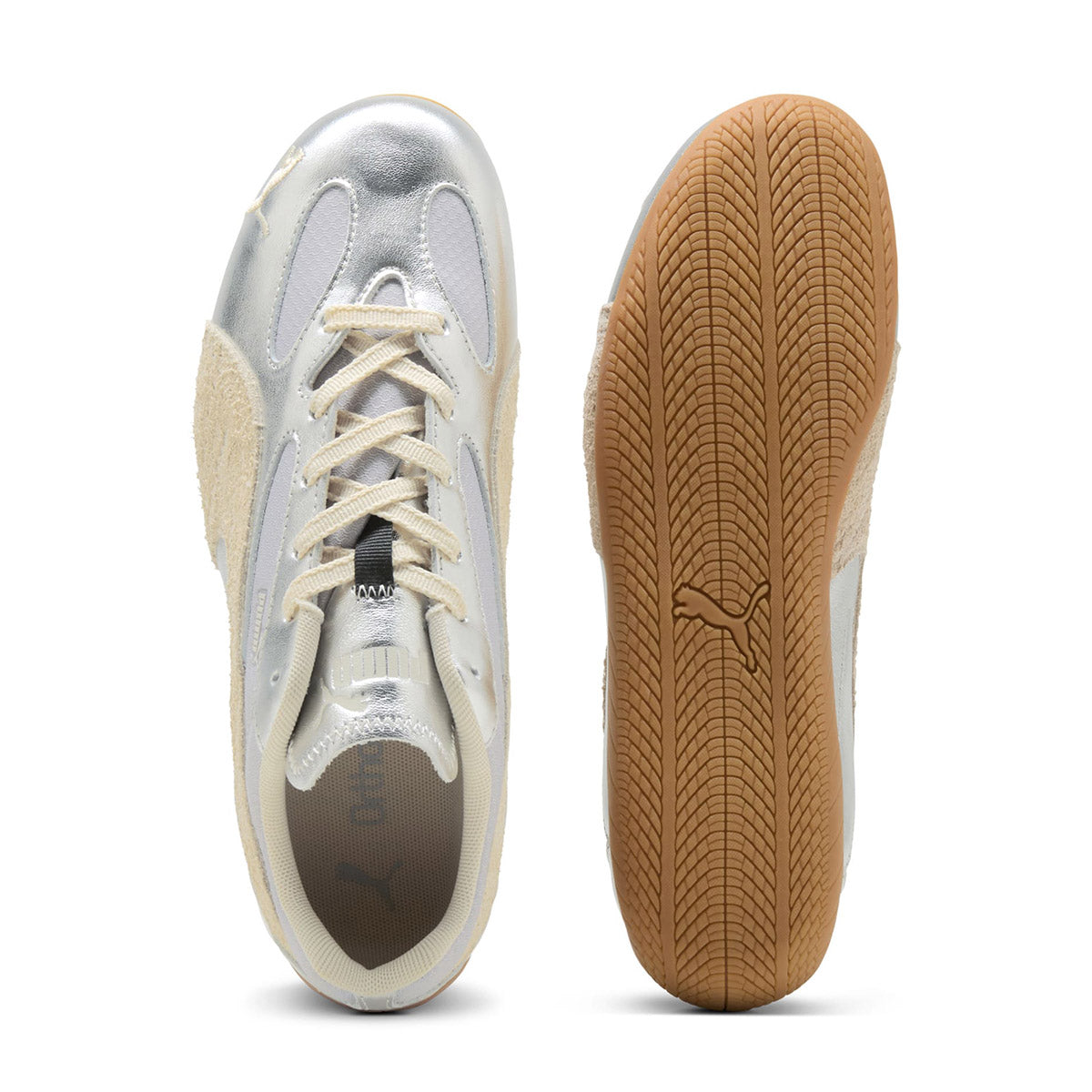 PUMA SPEEDCAT LOU METALLIC プーマ スピードキャット LOU メタリック 405501-01【レディース スニーカー クッション性 ストリートファッション スポーティー 26FW】