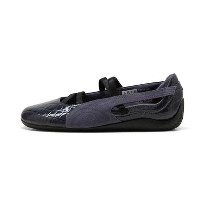 PUMA SPEEDCAT BALLET CROC プーマ スピードキャット バレエ クロック 407680-01【レディース バレエシューズ ストラップシューズ スリムシルエット ローカットシューズ 26FW】