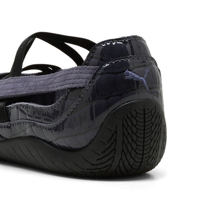 PUMA SPEEDCAT BALLET CROC プーマ スピードキャット バレエ クロック 407680-01【レディース バレエシューズ ストラップシューズ スリムシルエット ローカットシューズ 26FW】