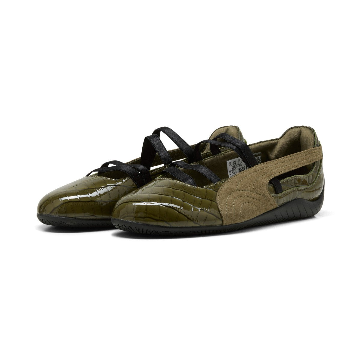 PUMA SPEEDCAT BALLET CROC プーマ スピードキャット バレエ クロック 407680-02【レディース バレエシューズ ストラップシューズ スリムシルエット ローカットシューズ 26FW】