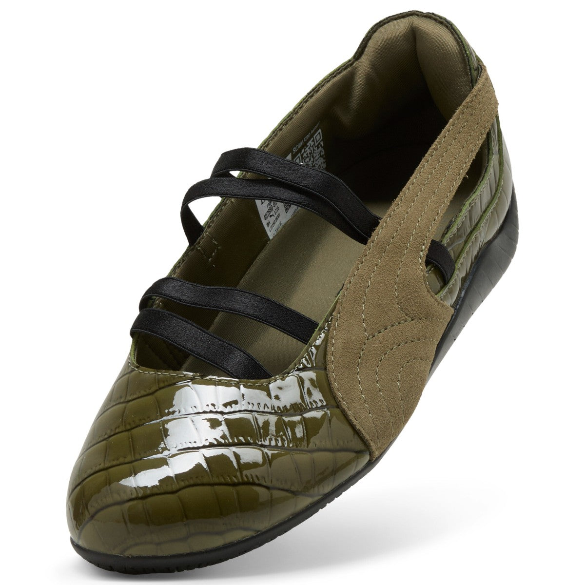PUMA SPEEDCAT BALLET CROC プーマ スピードキャット バレエ クロック 407680-02【レディース バレエシューズ ストラップシューズ スリムシルエット ローカットシューズ 26FW】
