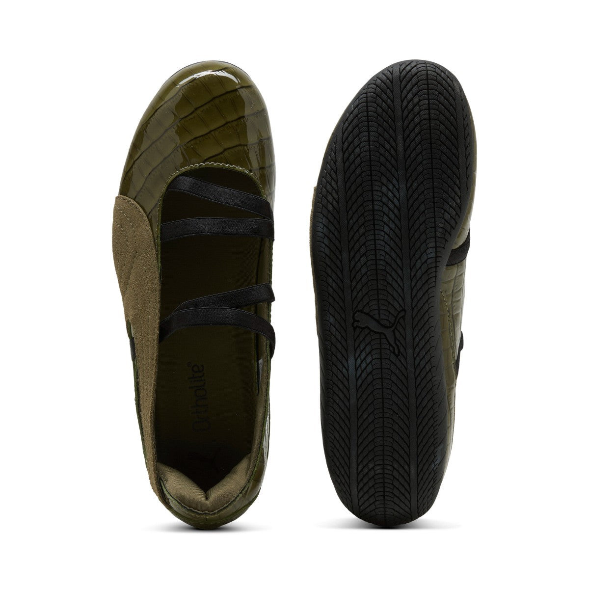 PUMA SPEEDCAT BALLET CROC プーマ スピードキャット バレエ クロック 407680-02【レディース バレエシューズ ストラップシューズ スリムシルエット ローカットシューズ 26FW】