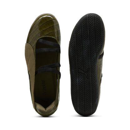 PUMA SPEEDCAT BALLET CROC プーマ スピードキャット バレエ クロック 407680-02【レディース バレエシューズ ストラップシューズ スリムシルエット ローカットシューズ 26FW】