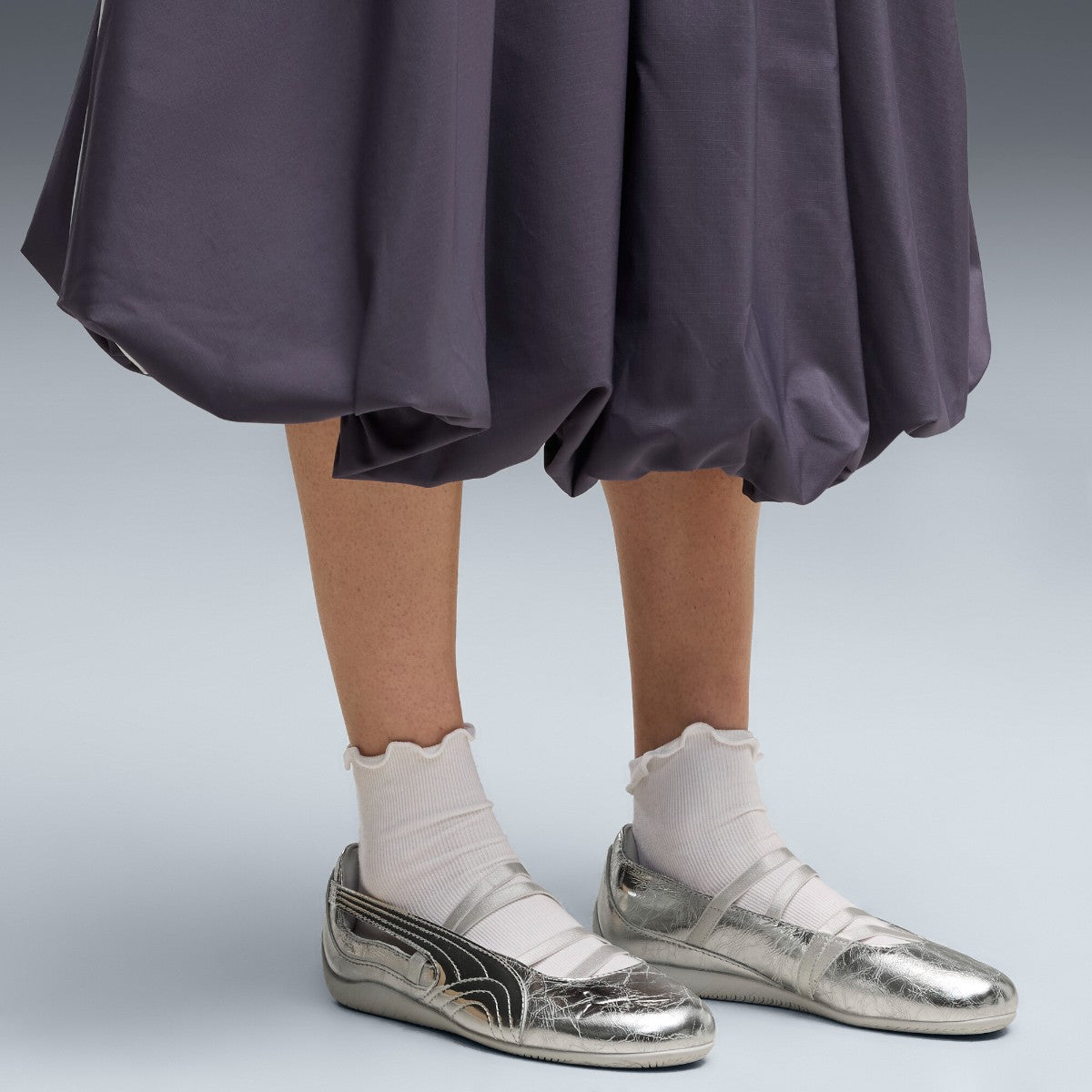 PUMA SPEEDCAT BALLET LUST プーマ スピードキャット バレエ ラスト ウィメンズ 408264-01【レディース スニーカー バレエシューズ メタリック レディース カジュアル 26FW】