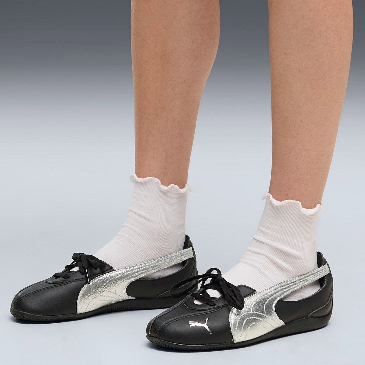PUMA SPEEDCAT BALLET NOVA METALLIC プーマ スピードキャット バレエ ノヴァ メタリック 408342-02【レディース スニーカー バレエシューズ フラットヒール ファッション 26FW】