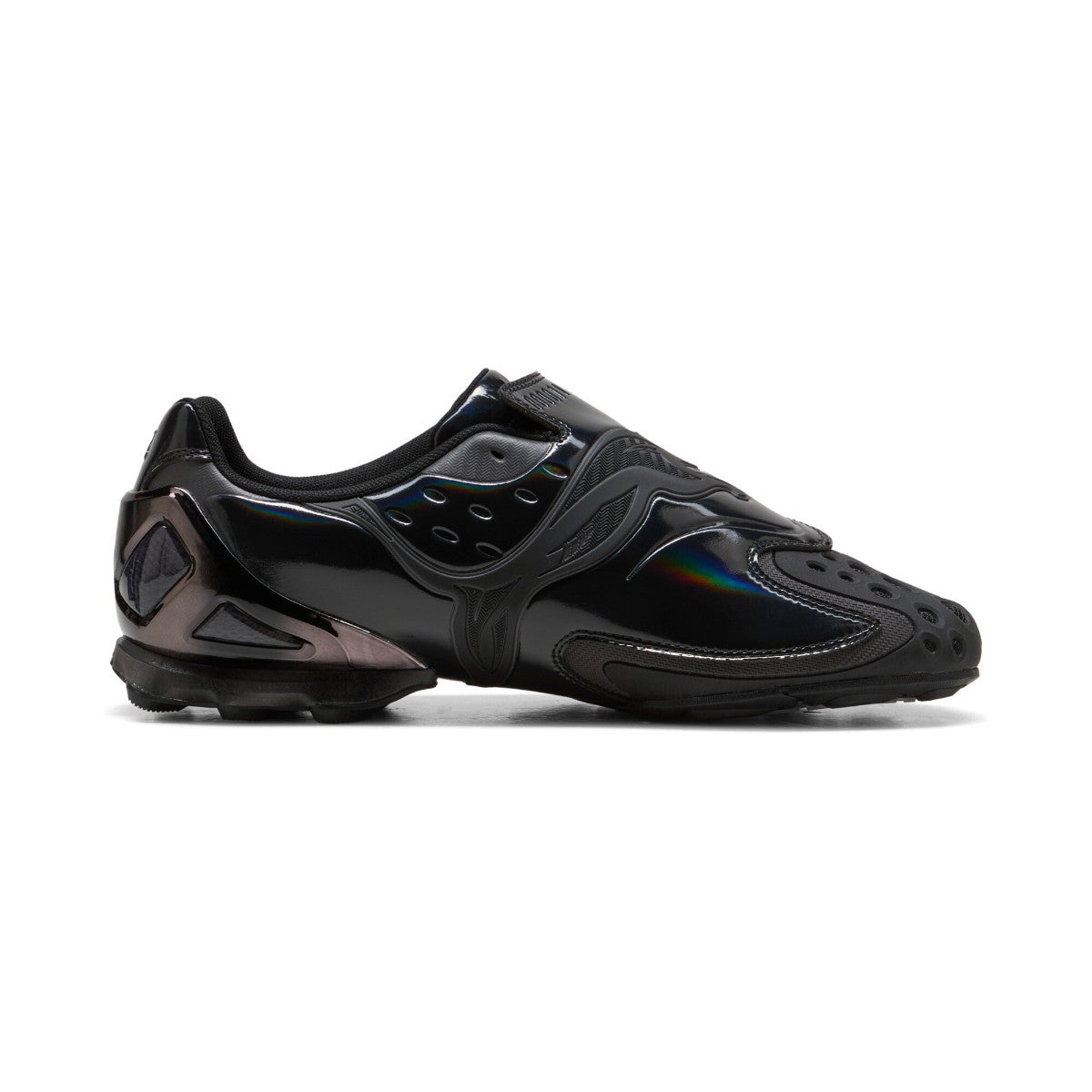 PUMA V-S1 CONTACT MOLD プーマ ブイエスワン コンタクト モールド 408991-01【メンズ ストリートシューズ サッカースタイル レースカバー パテント調アッパー 26FW】